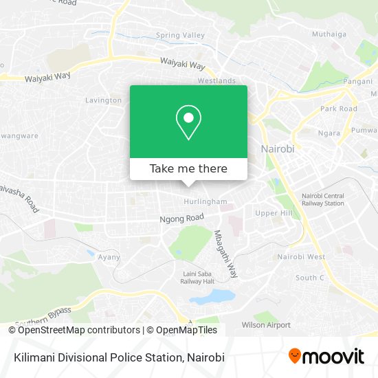 Kilimani Divisional Police Station map