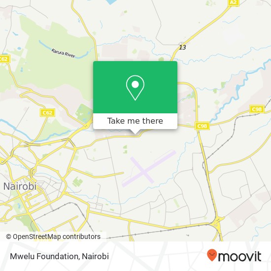 Mwelu Foundation map