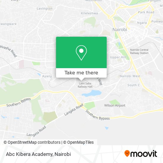 Abc Kibera Academy map