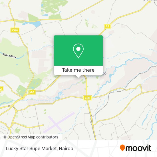 Lucky Star Supe Market map