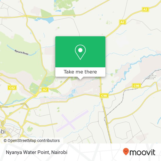 Nyanya Water Point map