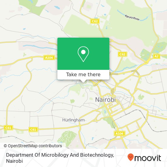 Department Of Microbilogy And Biotechnology map