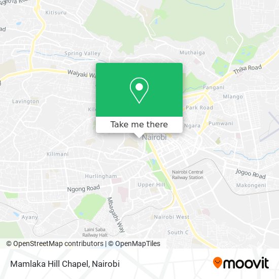 Mamlaka Hill Chapel map