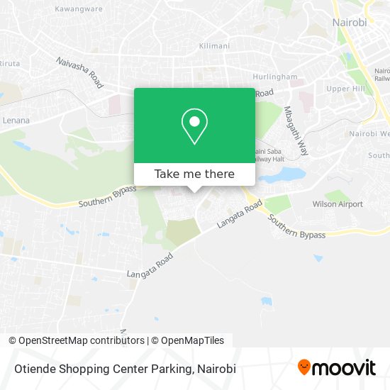 Otiende Shopping Center Parking map