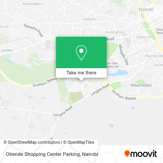 Otiende Shopping Center Parking map