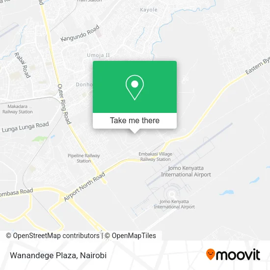 Wanandege Plaza map