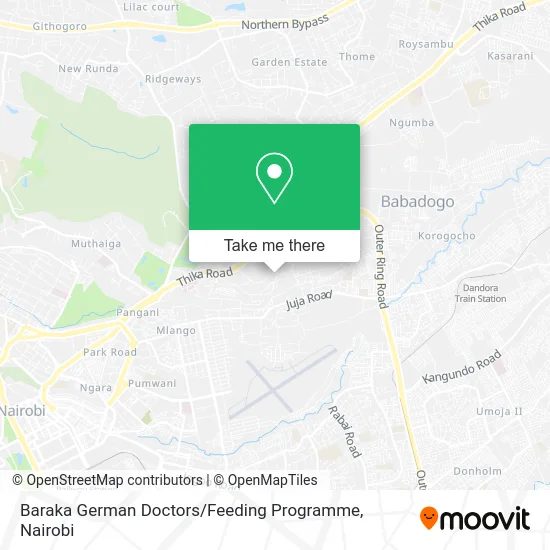 Baraka German Doctors / Feeding Programme map