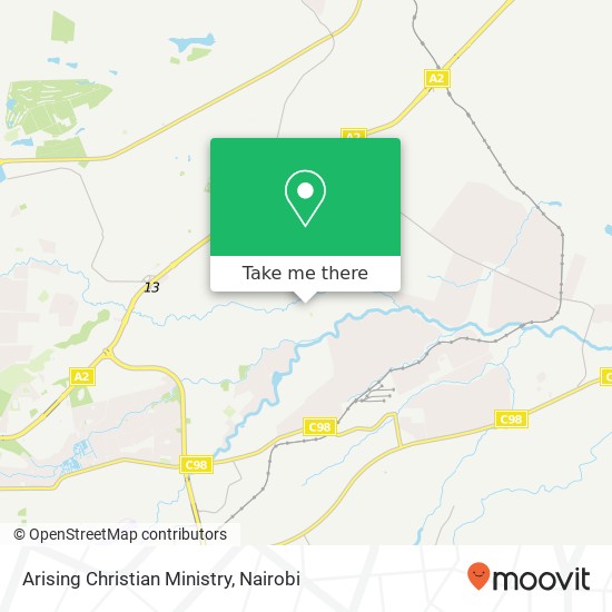 Arising Christian Ministry map
