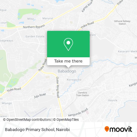 Babadogo Primary School map