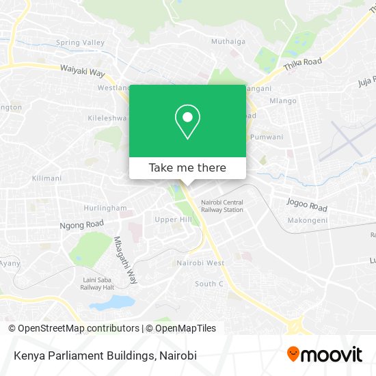 Kenya Parliament Buildings map