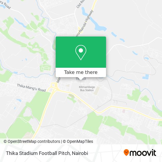 Thika Stadium Football Pitch map