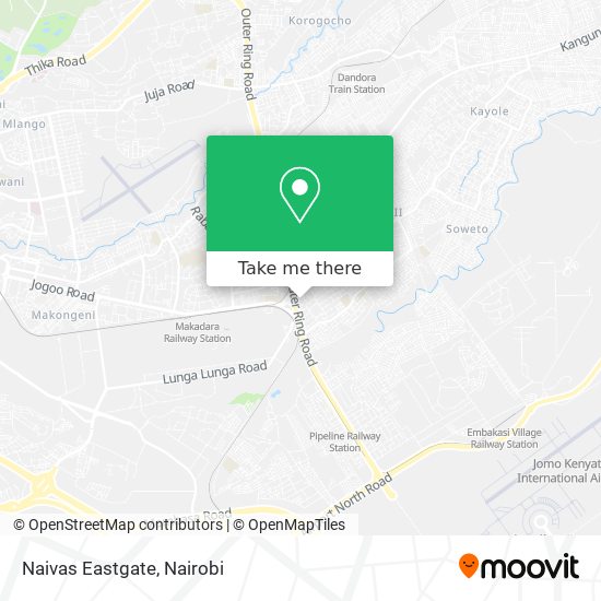 Naivas Eastgate map