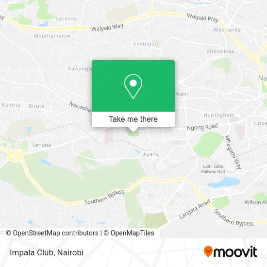Impala Club map