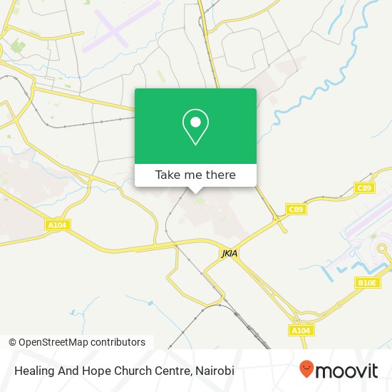 Healing And Hope Church Centre map