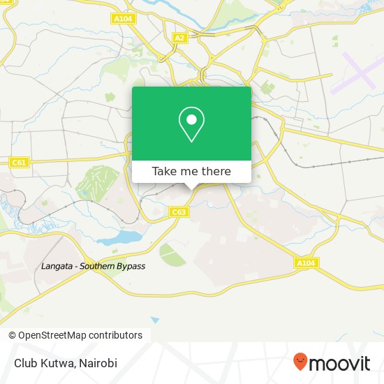 Club Kutwa map