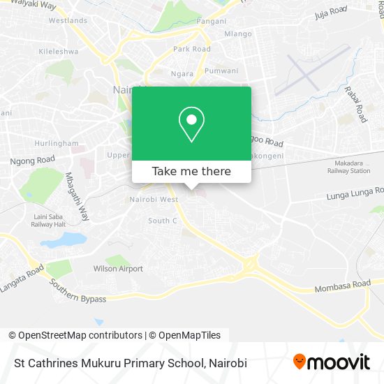 St Cathrines Mukuru Primary School map