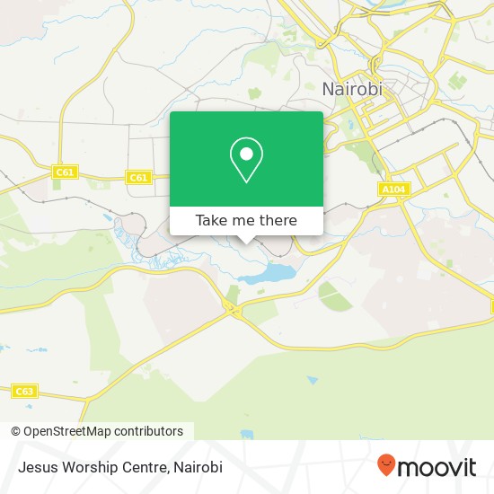Jesus Worship Centre map