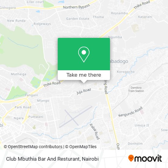 Club Mbuthia Bar And Resturant map