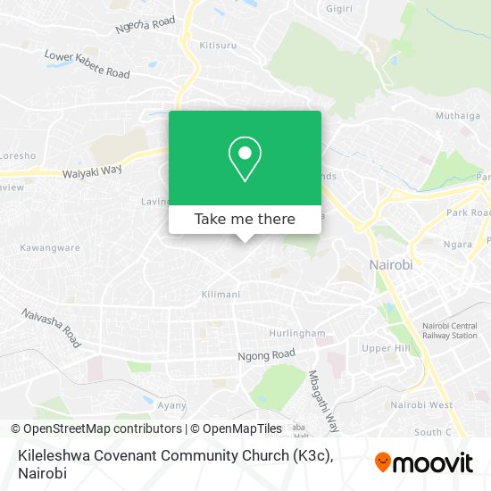 Kileleshwa Covenant Community Church (K3c) map