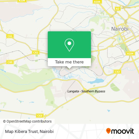 Map Kibera Trust map