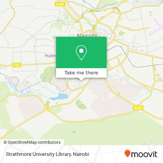 Strathmore University Library map