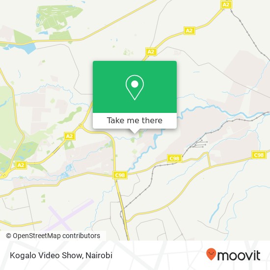 Kogalo Video Show map