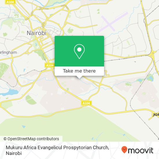 Mukuru Africa Evangelicul Prospytorian Church map