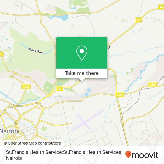 St.Francis Health Service;St.Francis Health Services map