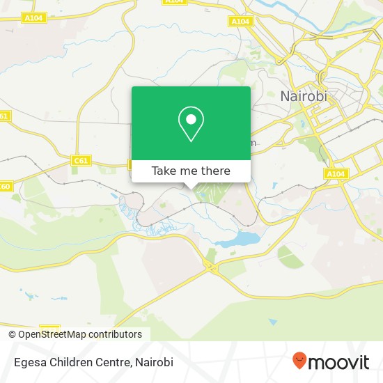 Egesa Children Centre map