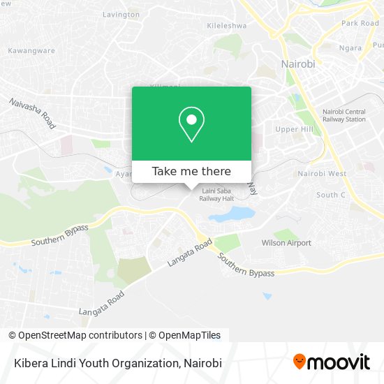 Kibera Lindi Youth Organization map