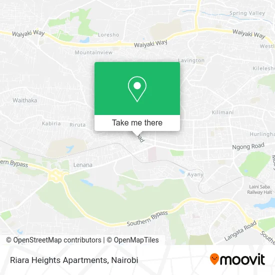 Riara Heights Apartments map