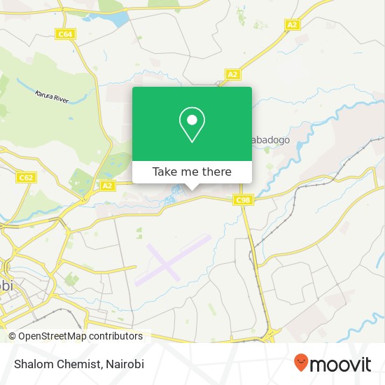 Shalom Chemist map