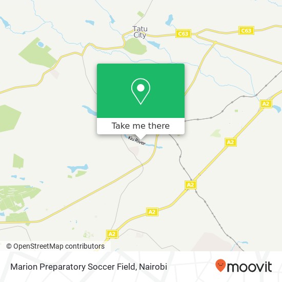 Marion Preparatory Soccer Field map