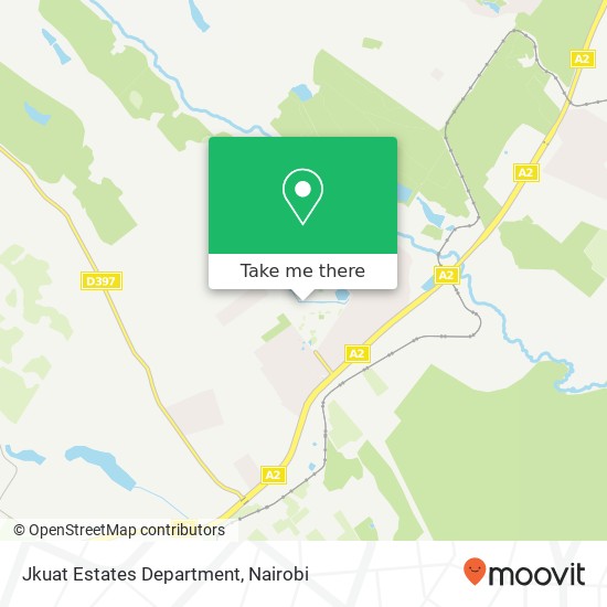 Jkuat Estates Department map