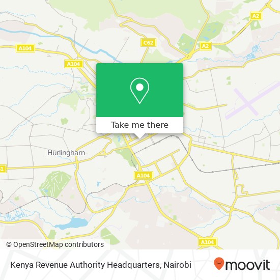 Kenya Revenue Authority Headquarters map