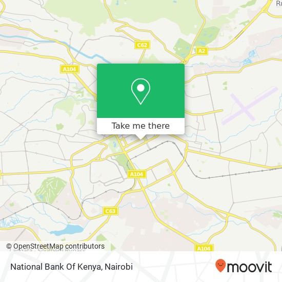 National Bank Of Kenya map