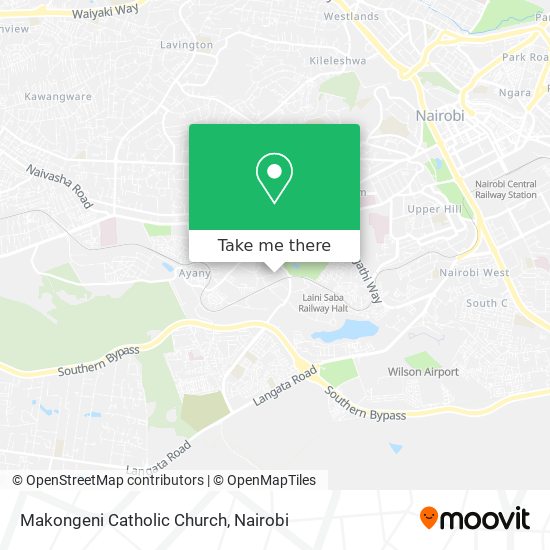 Makongeni Catholic Church map