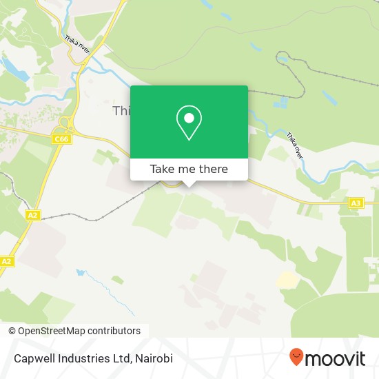 Capwell Industries Ltd map