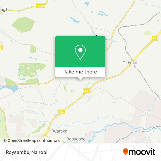 Roysambu map