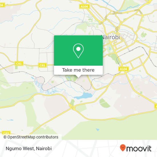 Ngumo West map
