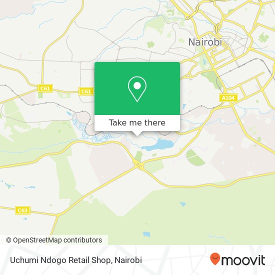 Uchumi Ndogo Retail Shop map