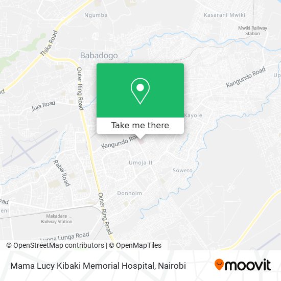 Mama Lucy Kibaki Memorial Hospital map