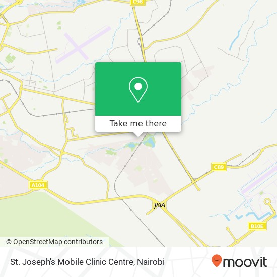 St. Joseph's Mobile Clinic Centre map