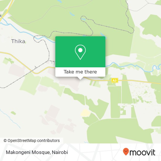 Makongeni Mosque map