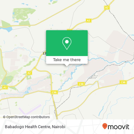 Babadogo Health Centre map