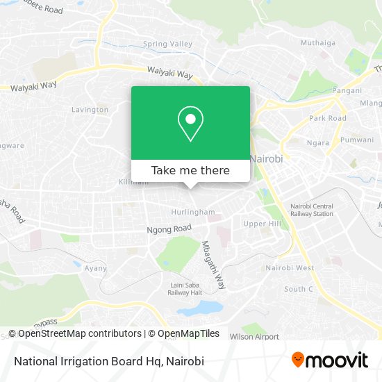 National Irrigation Board Hq map