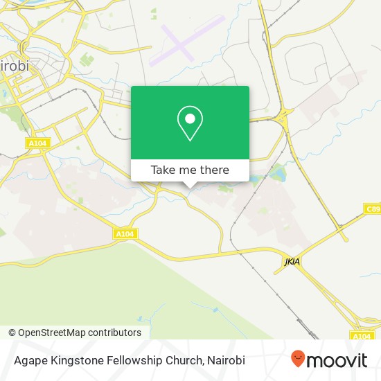 Agape Kingstone Fellowship Church map