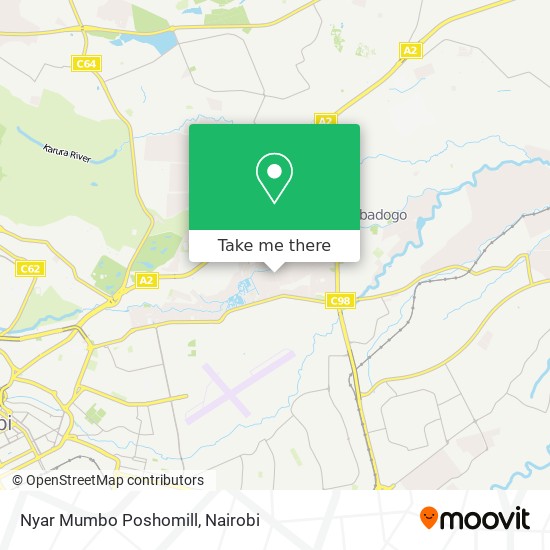 Nyar Mumbo Poshomill map