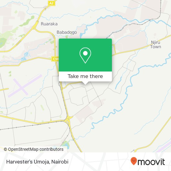 Harvester's Umoja map