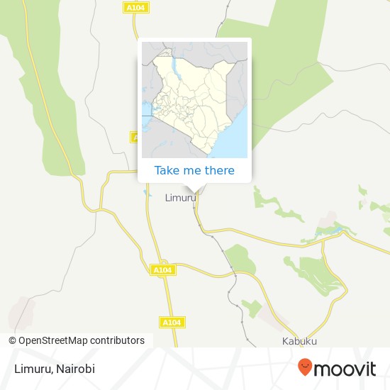 Limuru map